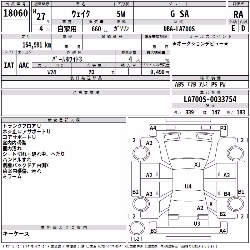 DAIHATSU WAKE