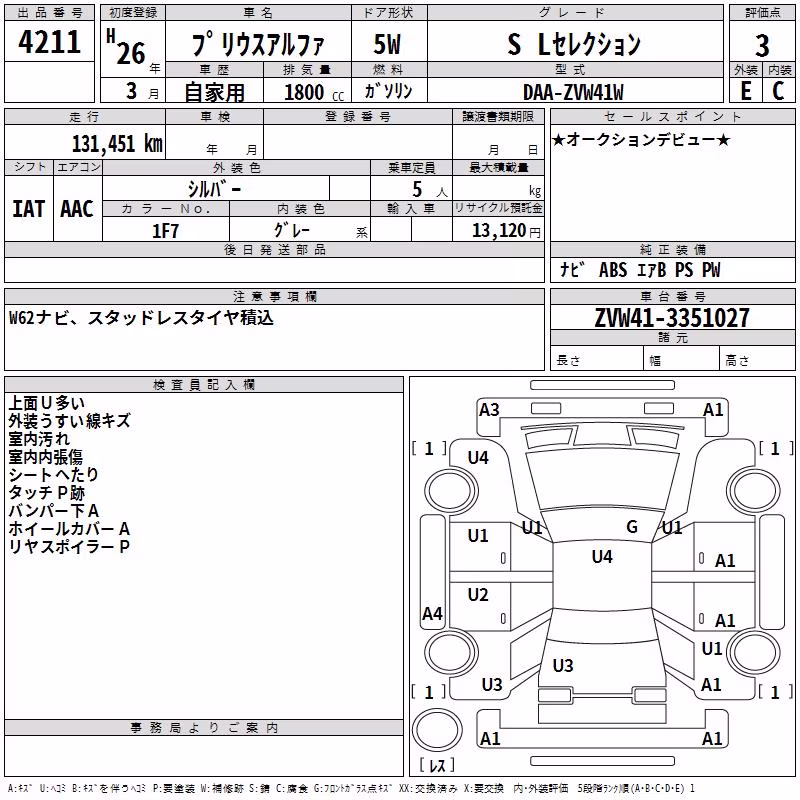 TOYOTA PRIUS ALPHA