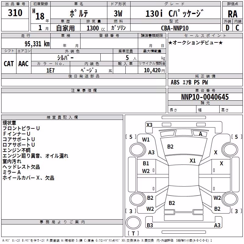 TOYOTA PORTE
