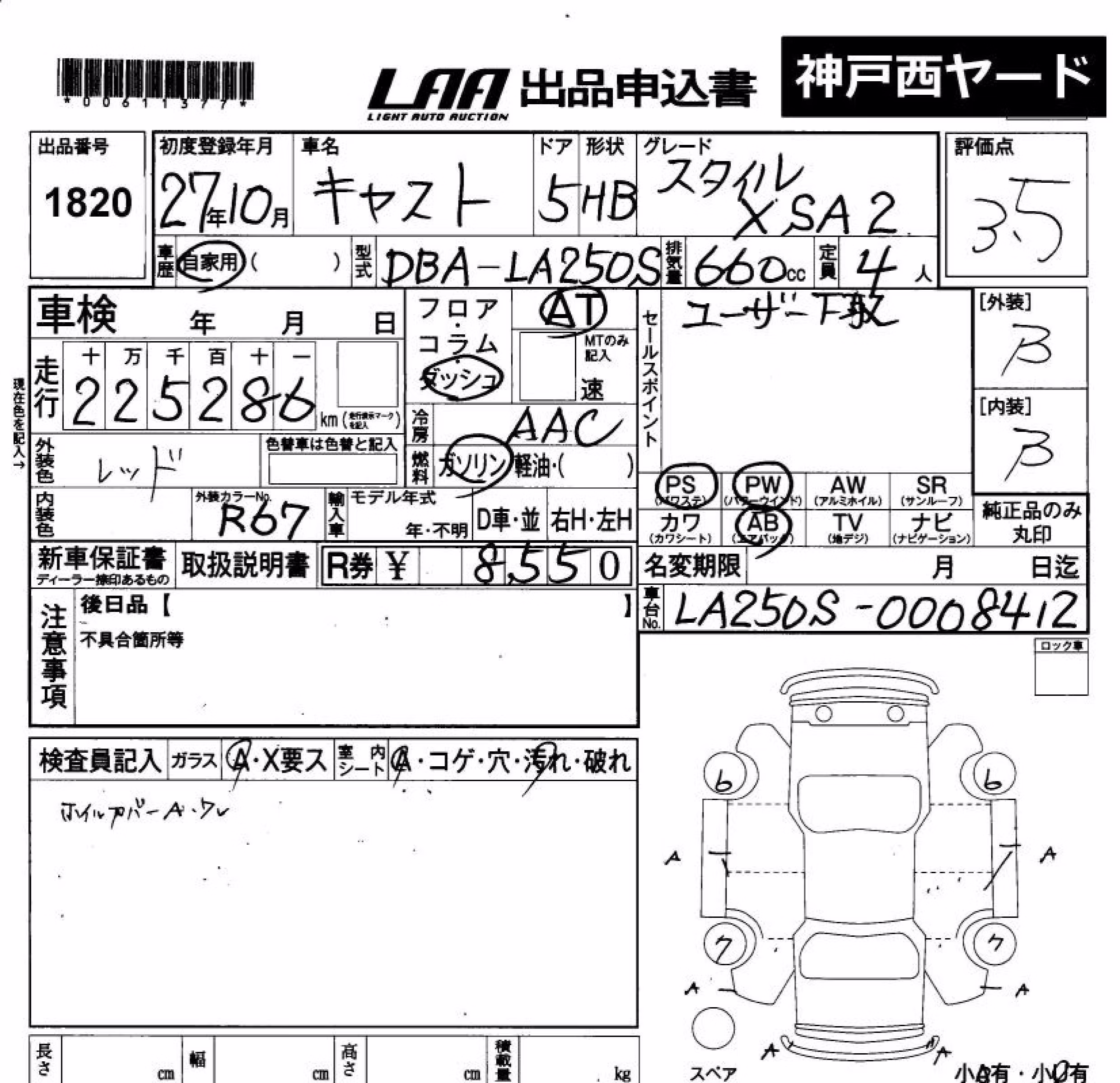 DAIHATSU CAST