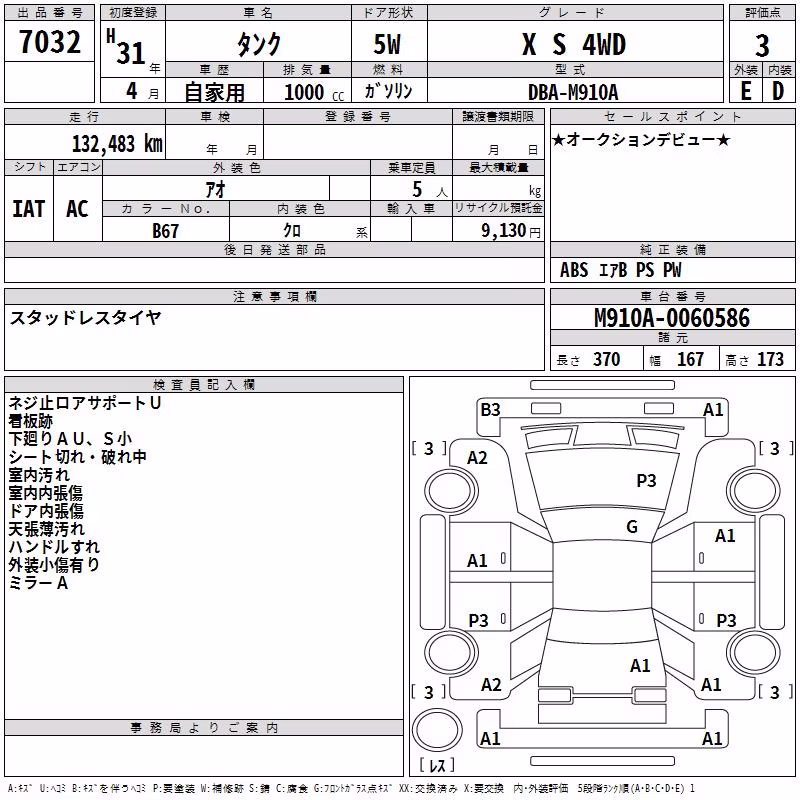 TOYOTA TANK