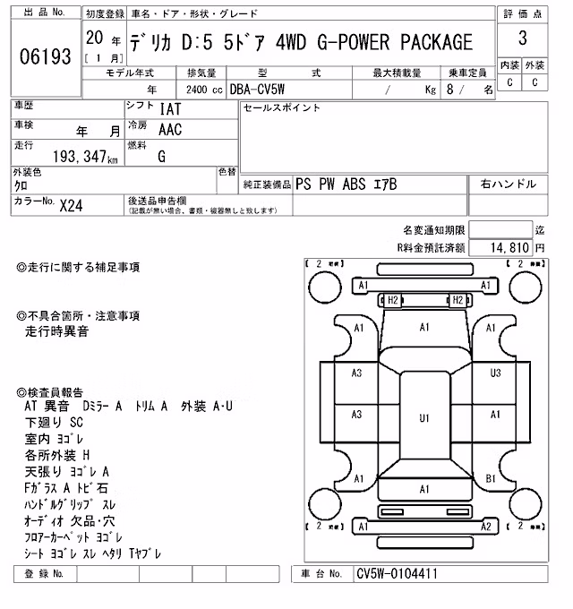 MITSUBISHI DELICA D:5