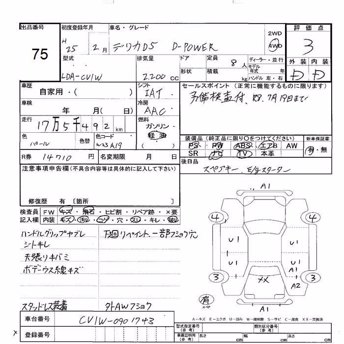MITSUBISHI DELICA D:5