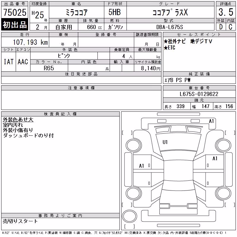 DAIHATSU MIRA COCOA
