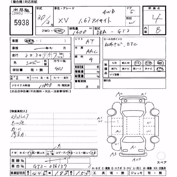 SUBARU XV