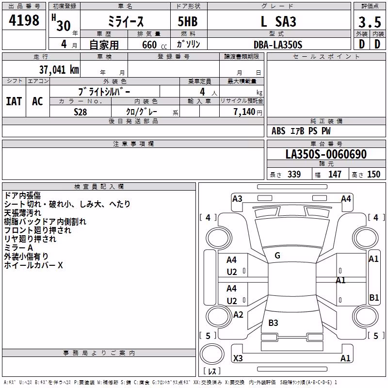 DAIHATSU MIRA E:S
