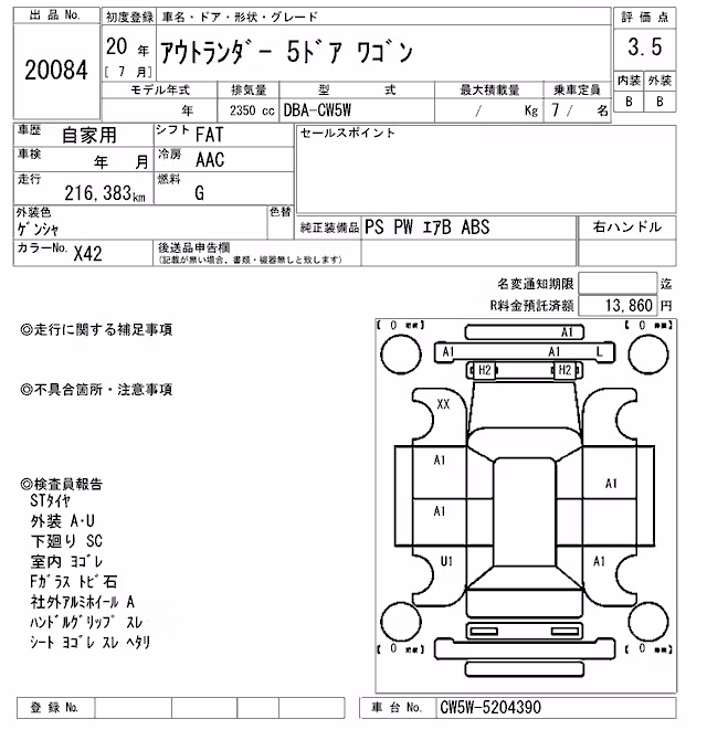 MITSUBISHI OUTLANDER