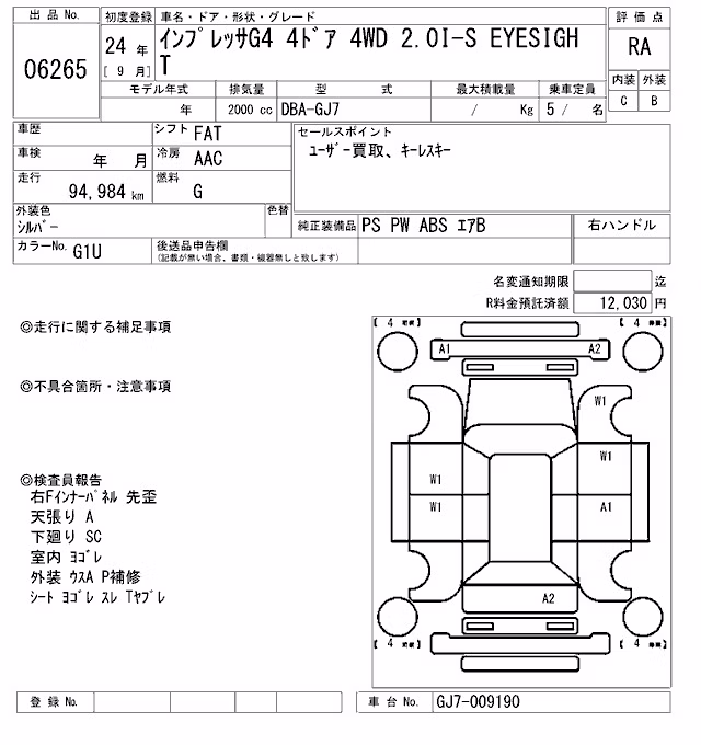 SUBARU IMPREZA