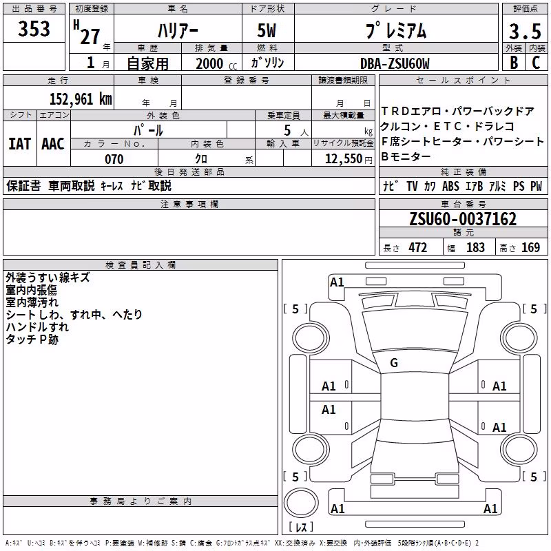 TOYOTA HARRIER