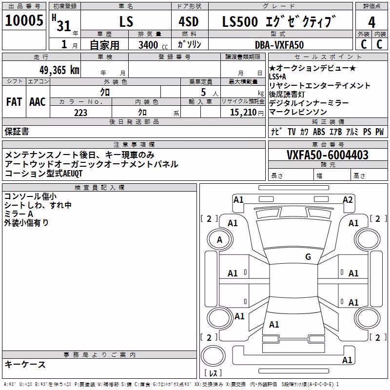 LEXUS LS500