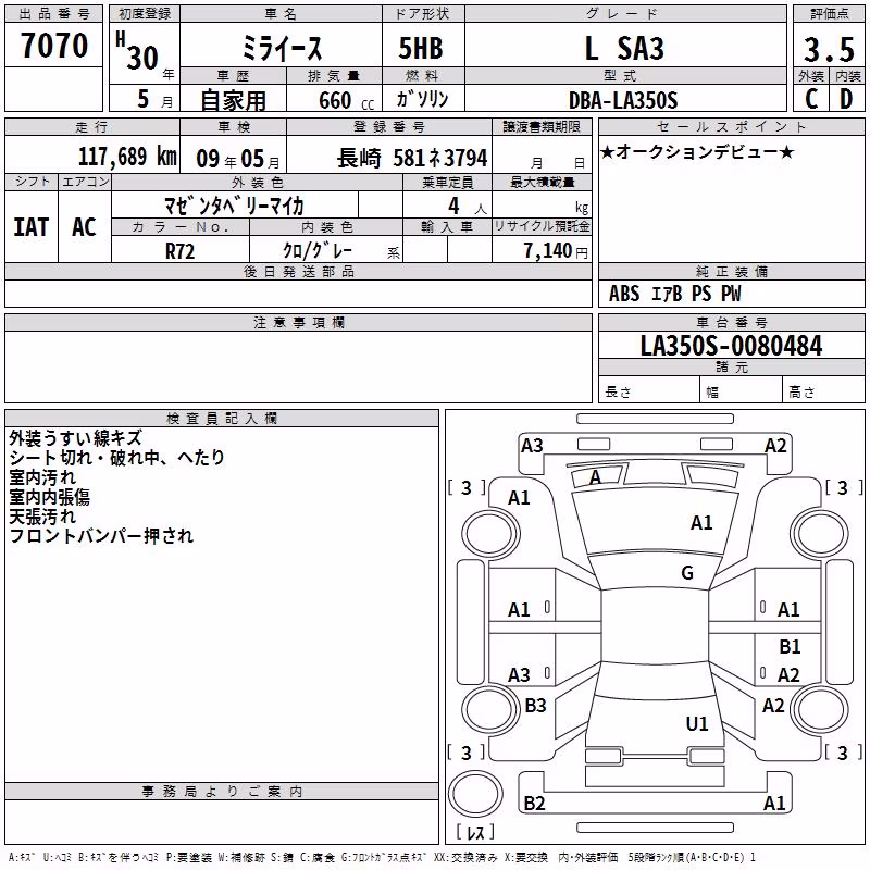 DAIHATSU MIRA E:S