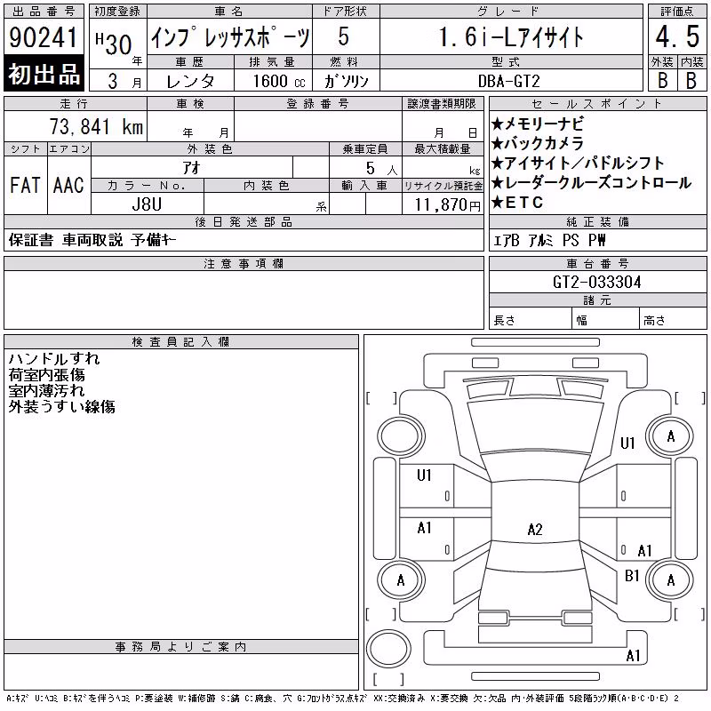 SUBARU IMPREZA