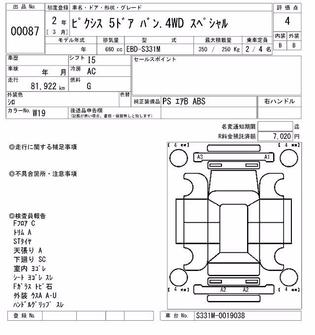 TOYOTA PIXIS VAN