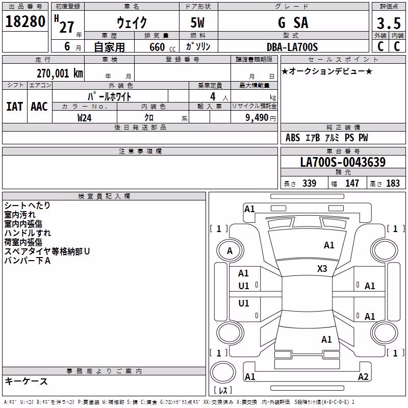 DAIHATSU WAKE