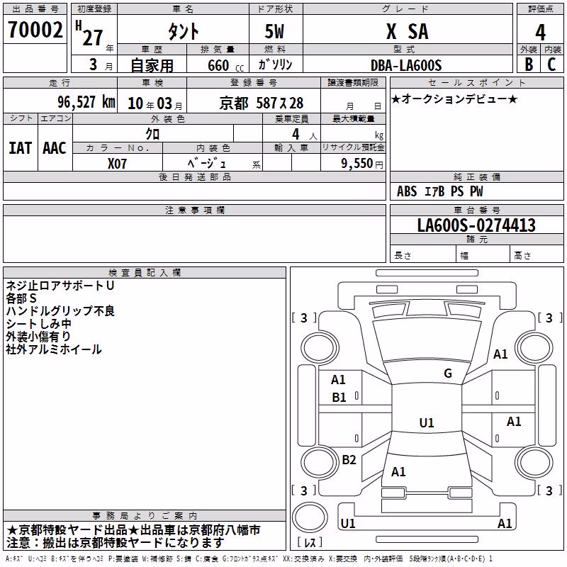 DAIHATSU TANTO