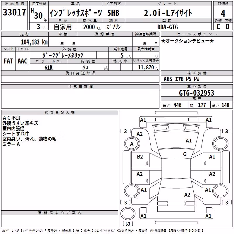 SUBARU IMPREZA
