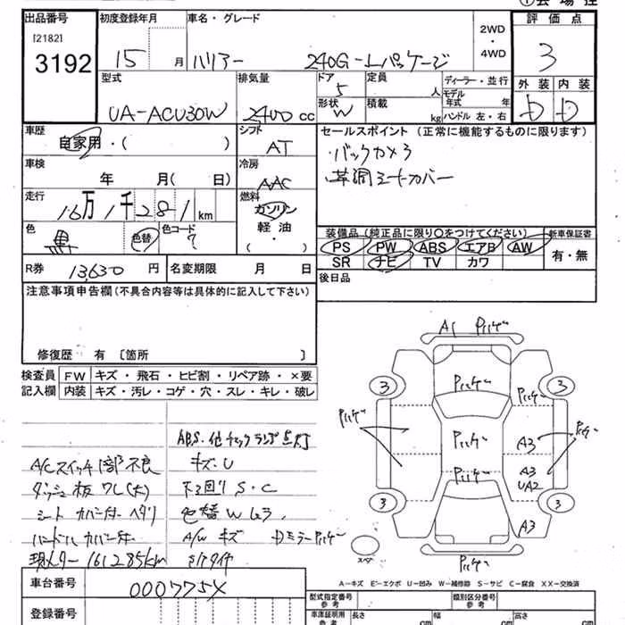 TOYOTA HARRIER
