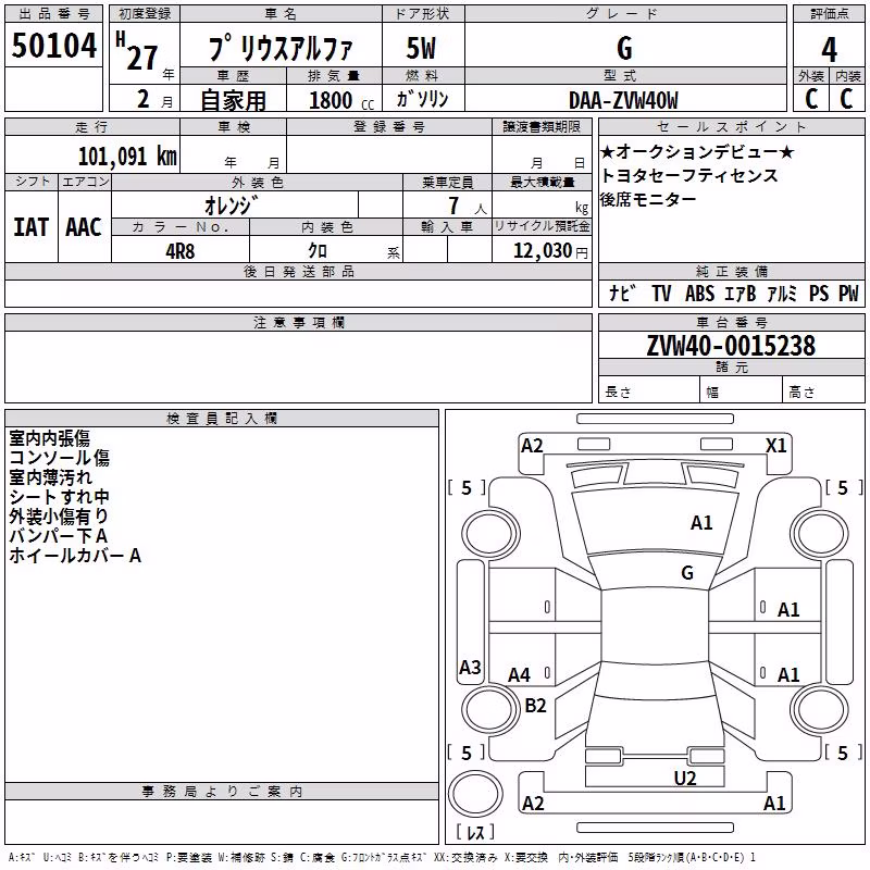 TOYOTA PRIUS ALPHA