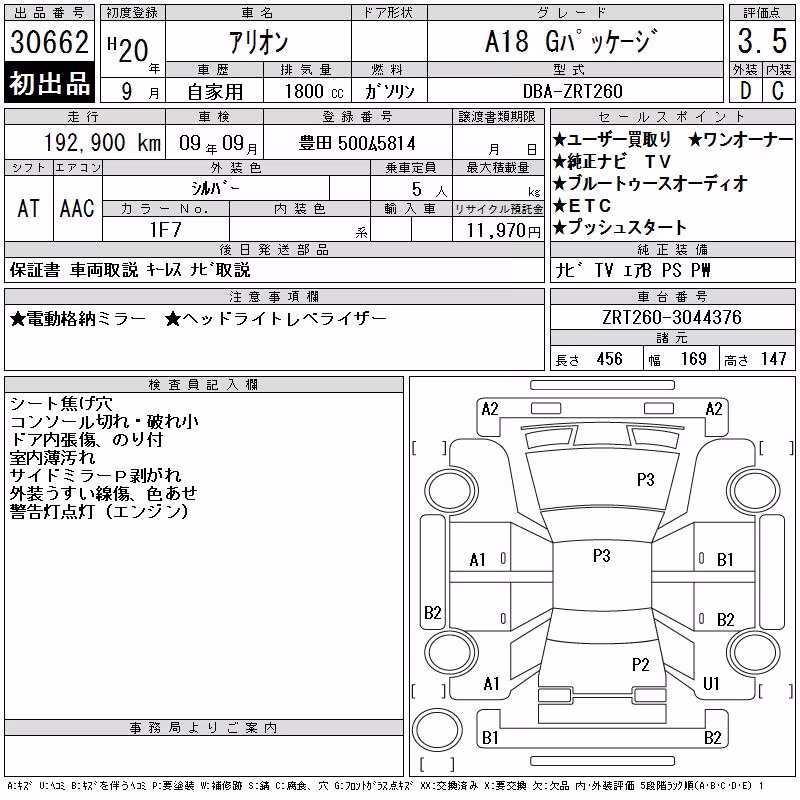 TOYOTA ALLION