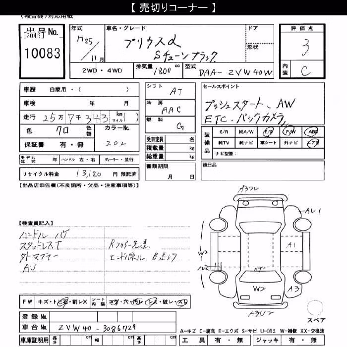 TOYOTA PRIUS ALPHA