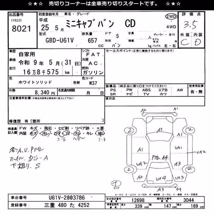 MITSUBISHI MINICAB
