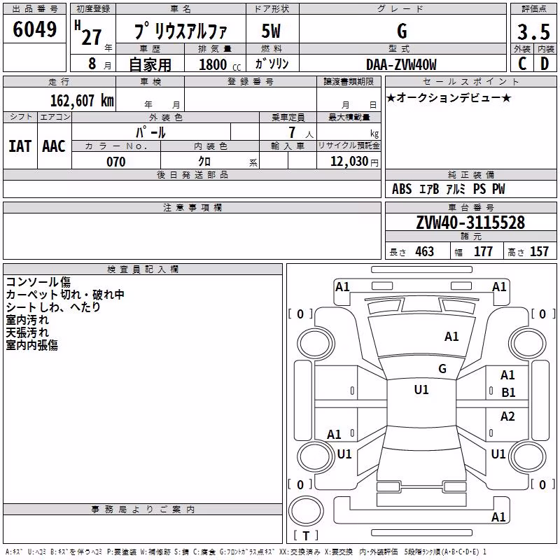 TOYOTA PRIUS ALPHA