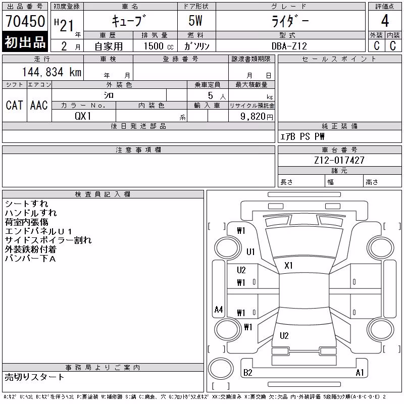 NISSAN CUBE