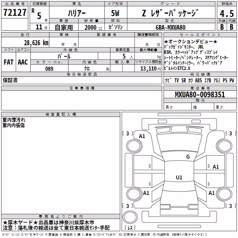 TOYOTA HARRIER