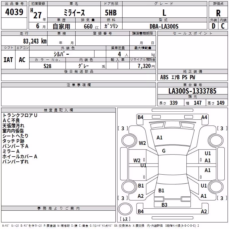 DAIHATSU MIRA E:S