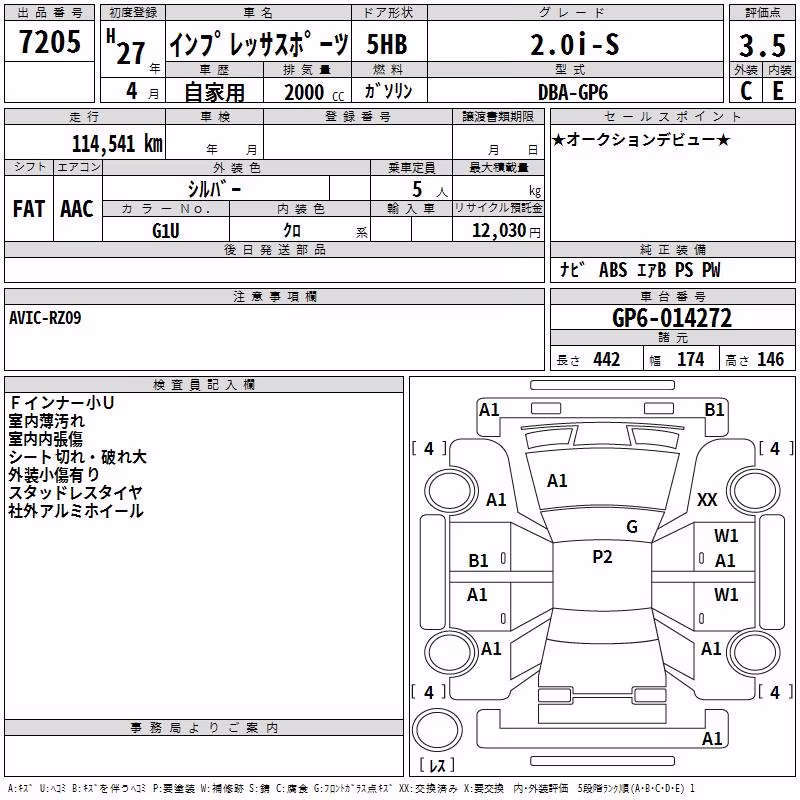 SUBARU IMPREZA