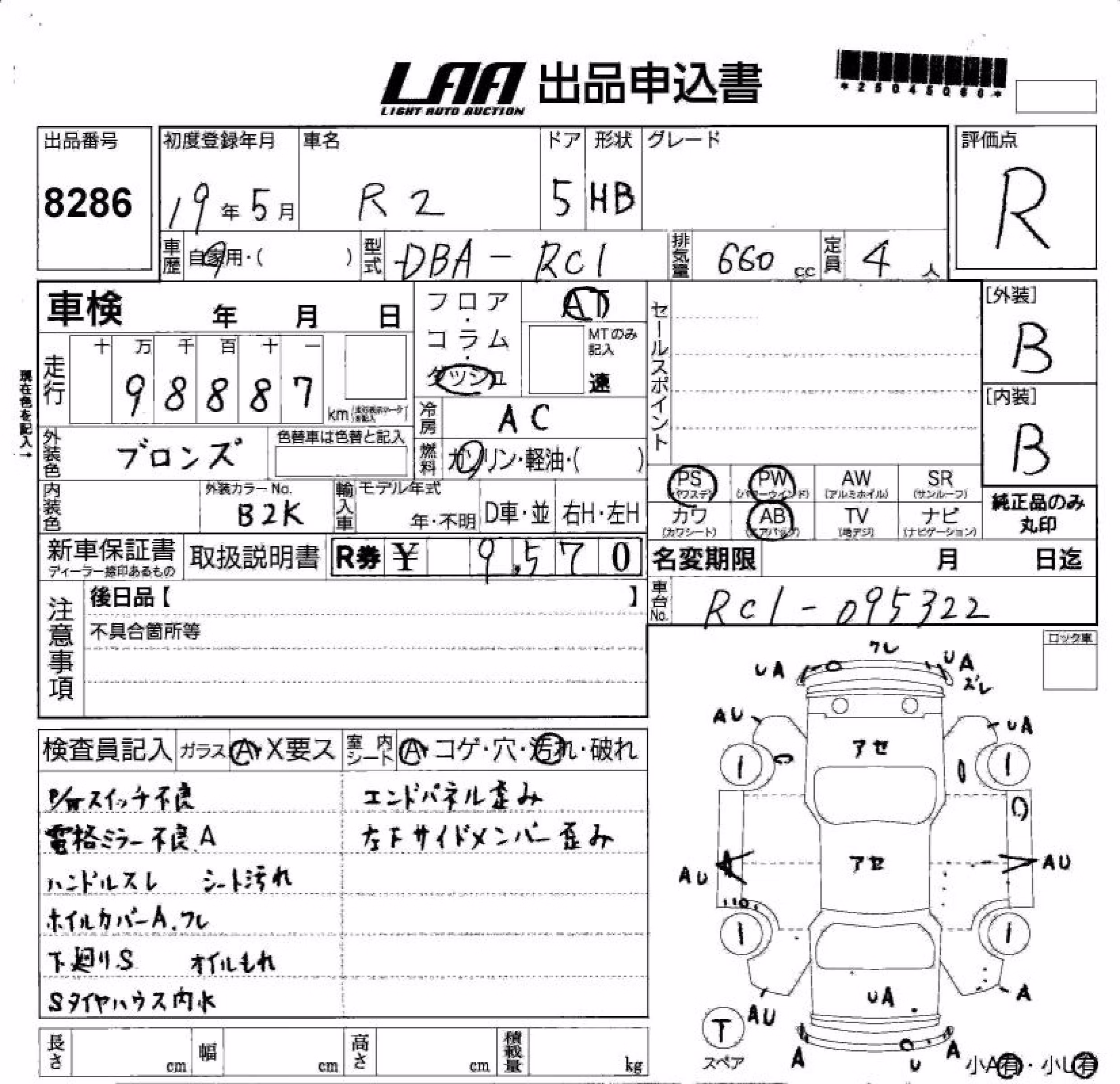 SUBARU R2