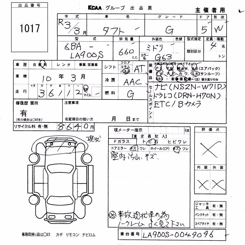 DAIHATSU TAFT