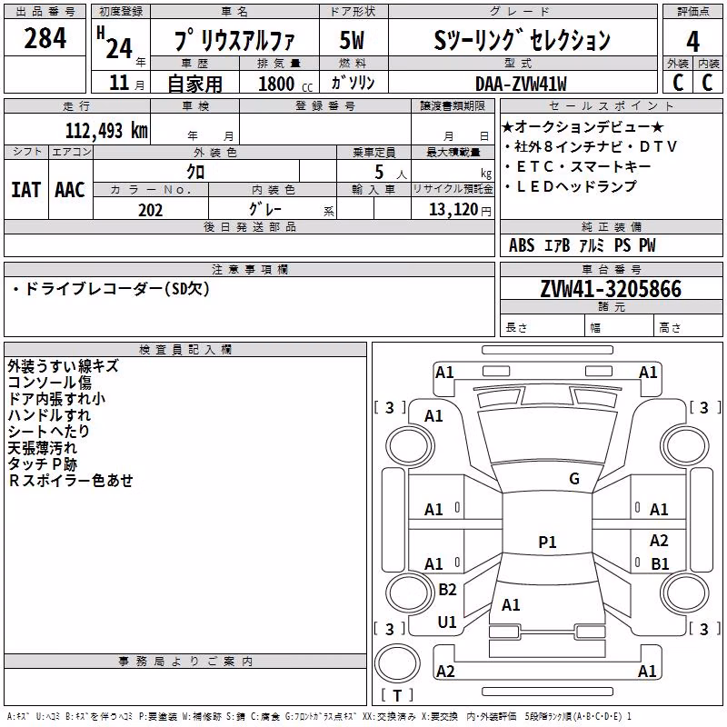 TOYOTA PRIUS ALPHA