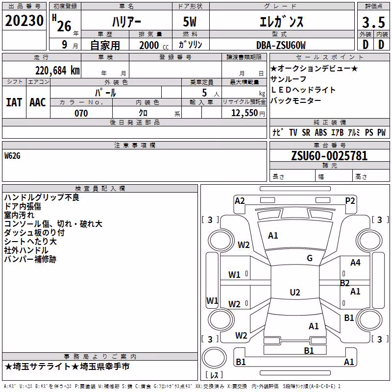 TOYOTA HARRIER