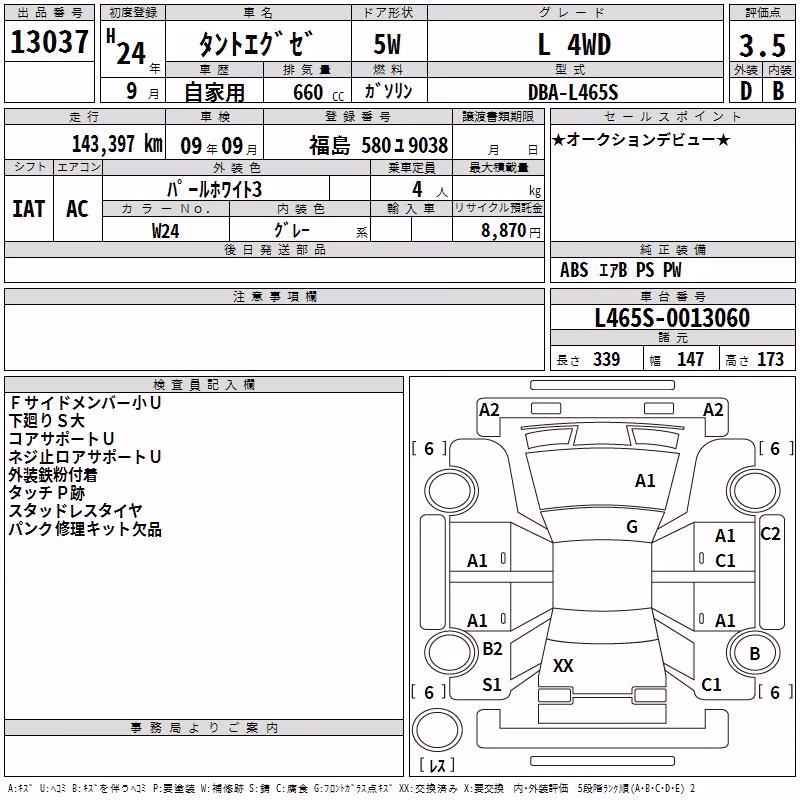 DAIHATSU TANTO EXE