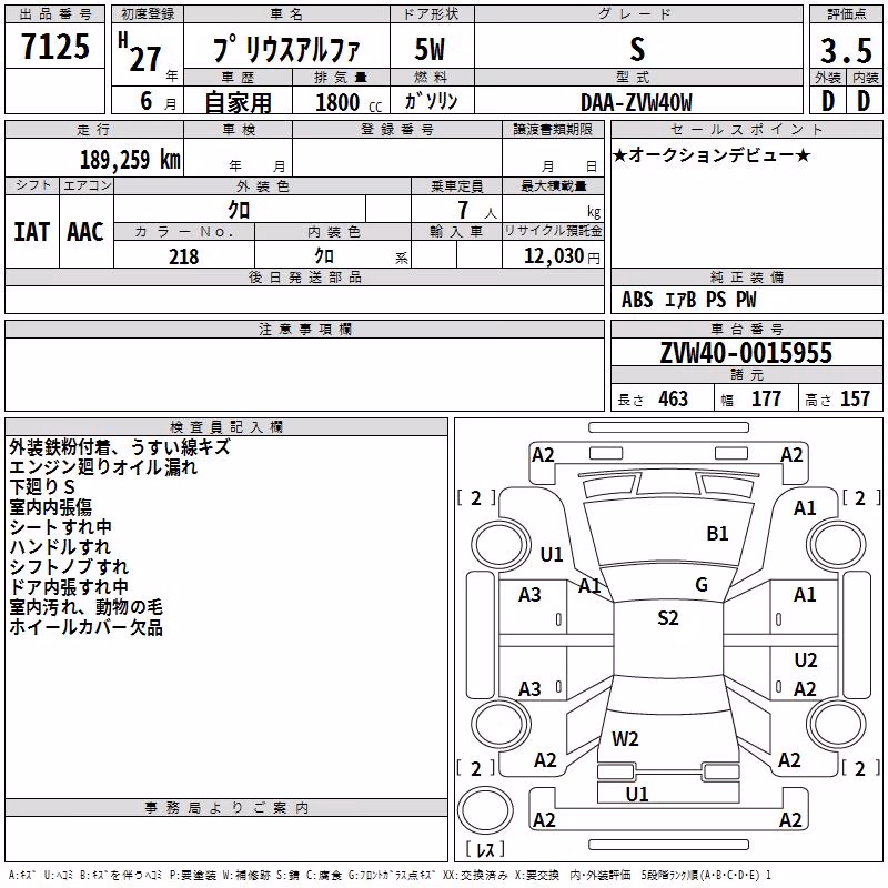 TOYOTA PRIUS ALPHA