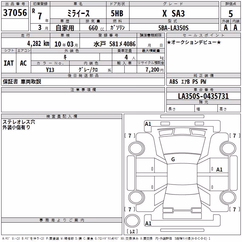 DAIHATSU MIRA E:S
