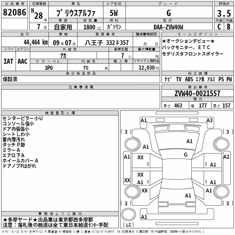 TOYOTA PRIUS ALPHA