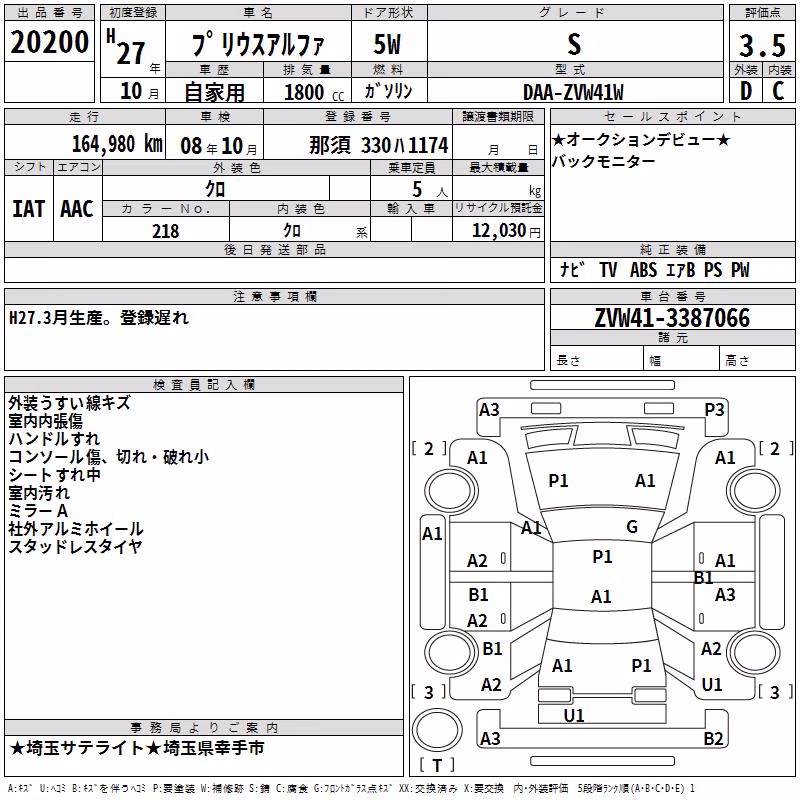 TOYOTA PRIUS ALPHA
