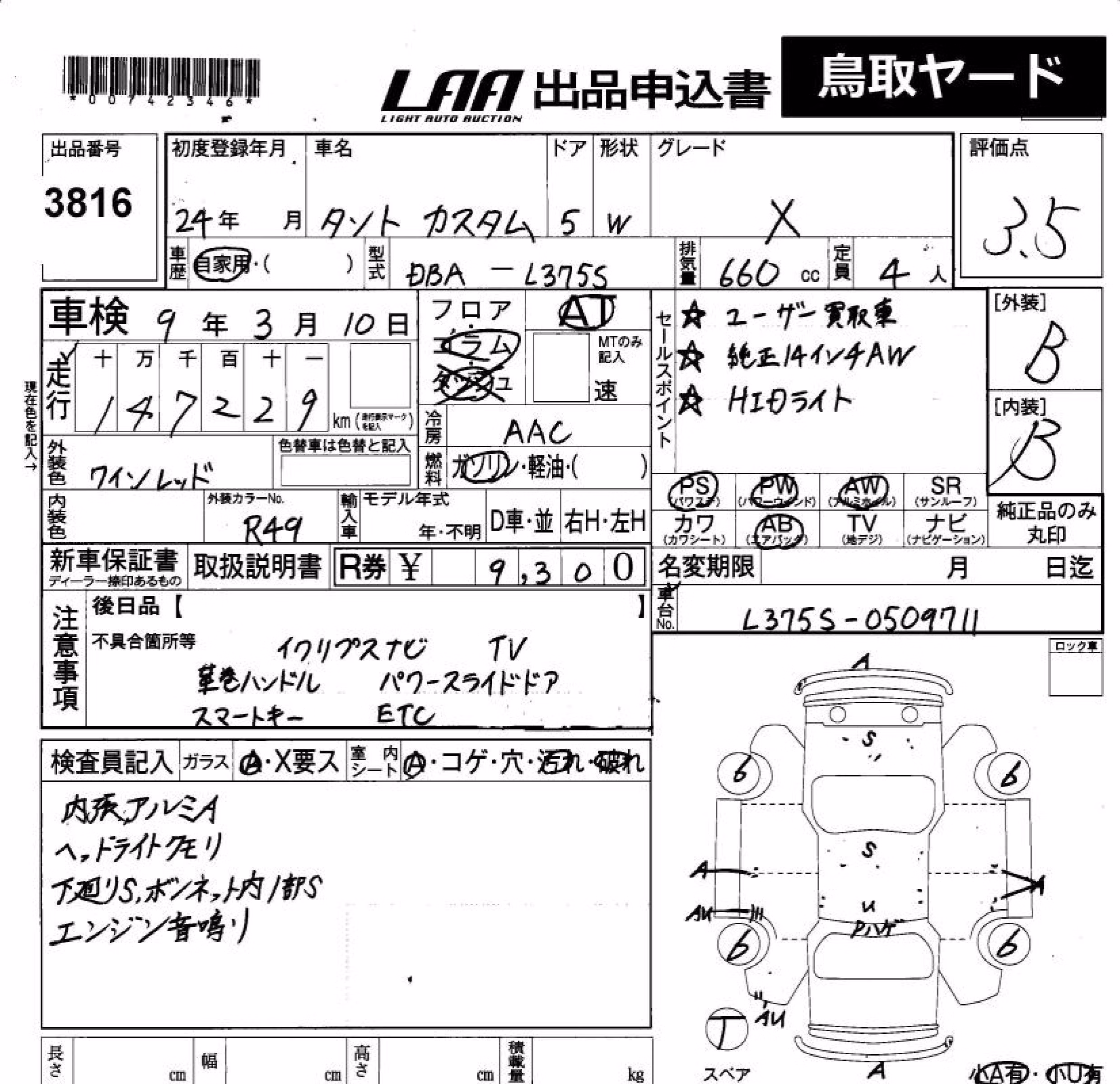 DAIHATSU TANTO