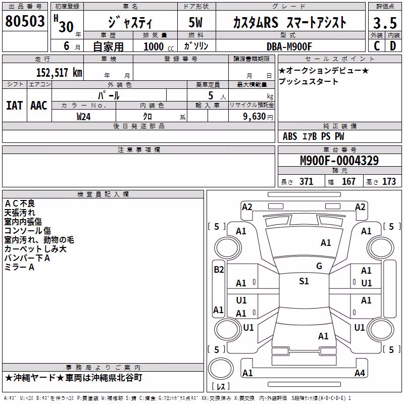 SUBARU JUSTY