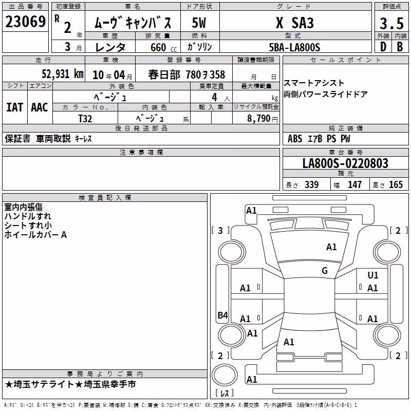 DAIHATSU MOVE CANBUS