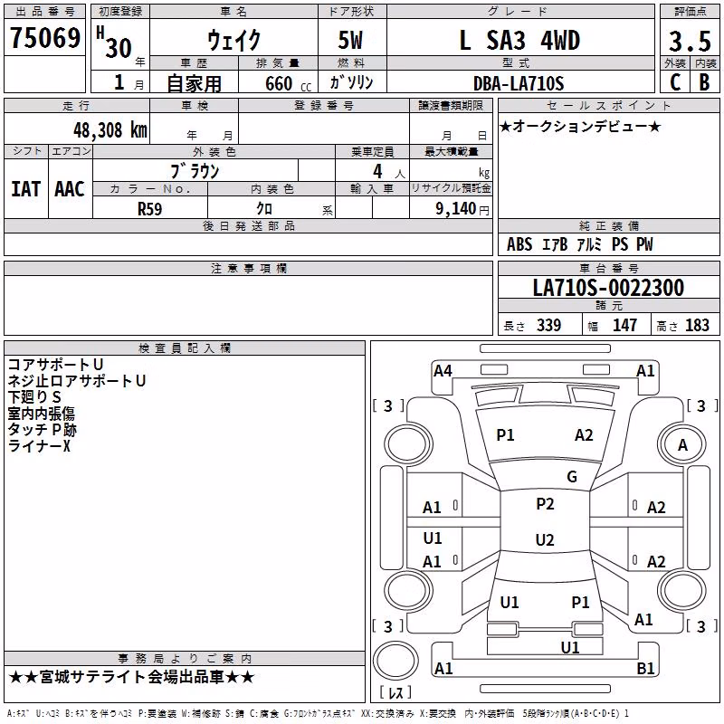 DAIHATSU WAKE