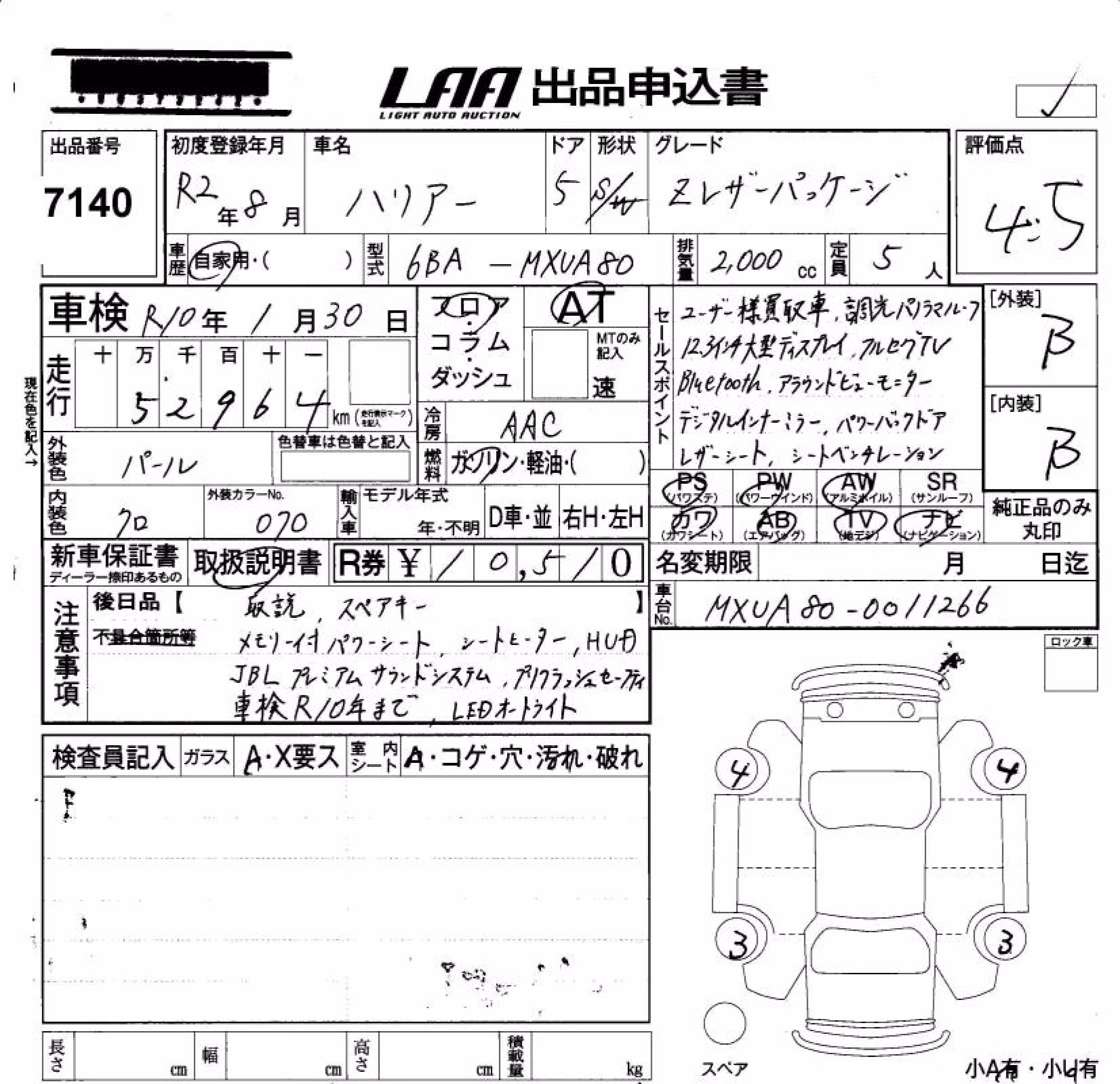 TOYOTA HARRIER