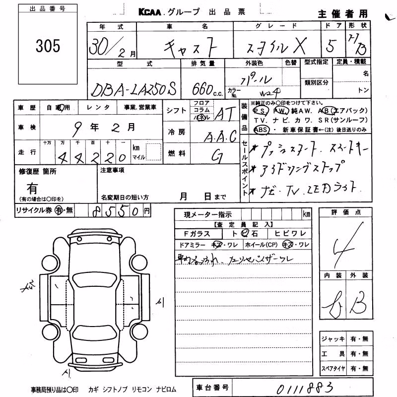 DAIHATSU CAST