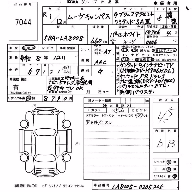 DAIHATSU MOVE CANBUS