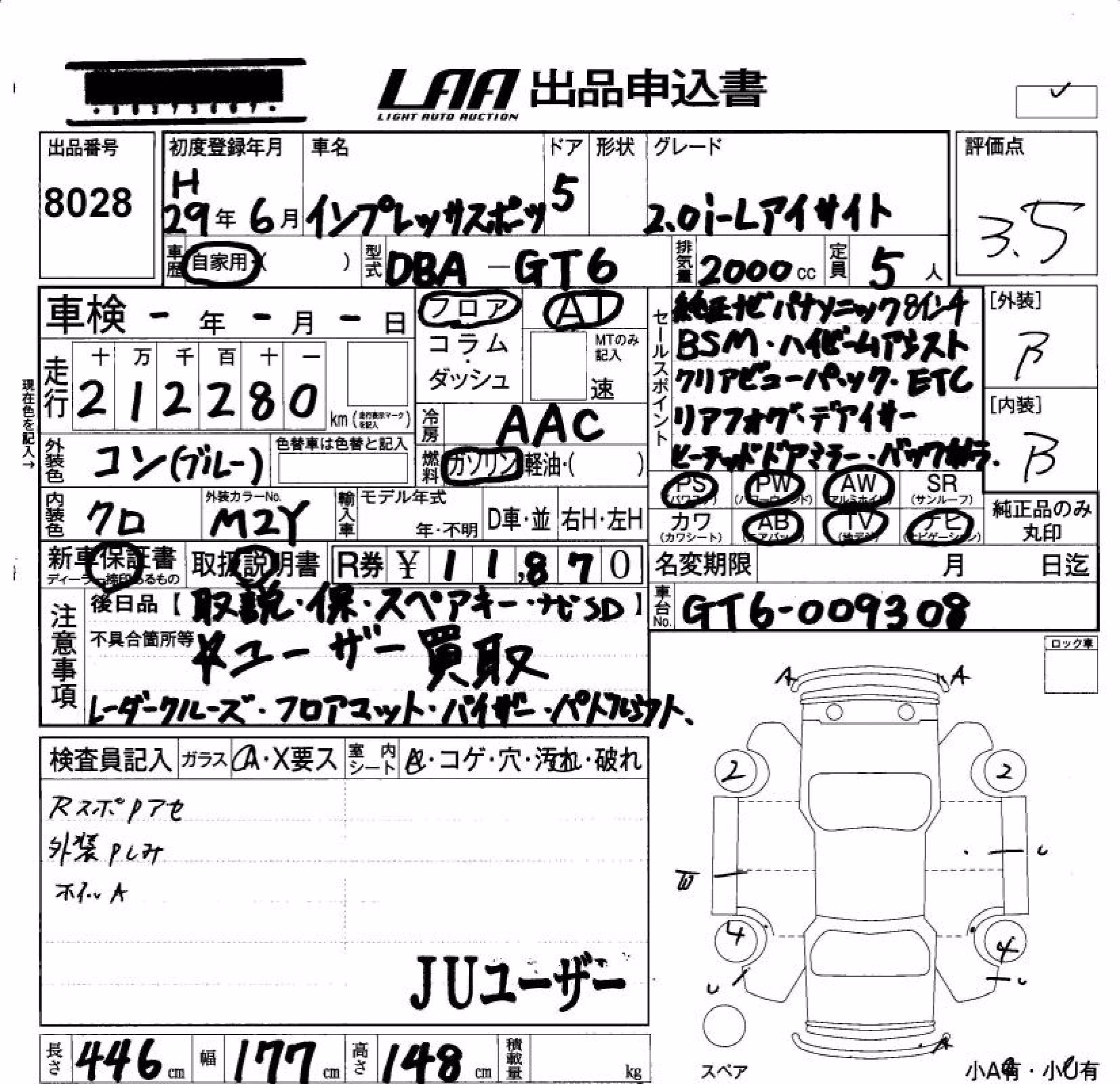 SUBARU IMPREZA