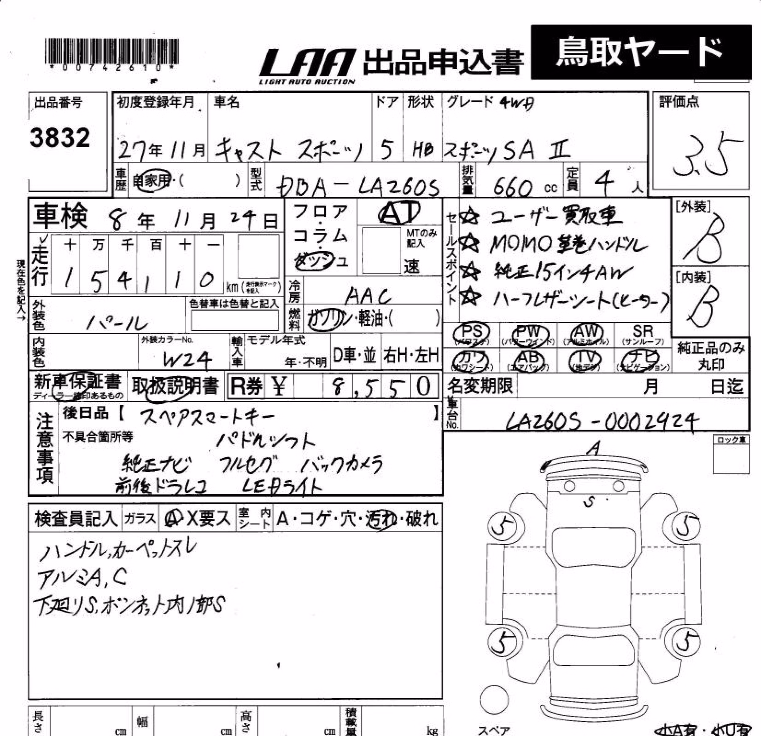 DAIHATSU CAST
