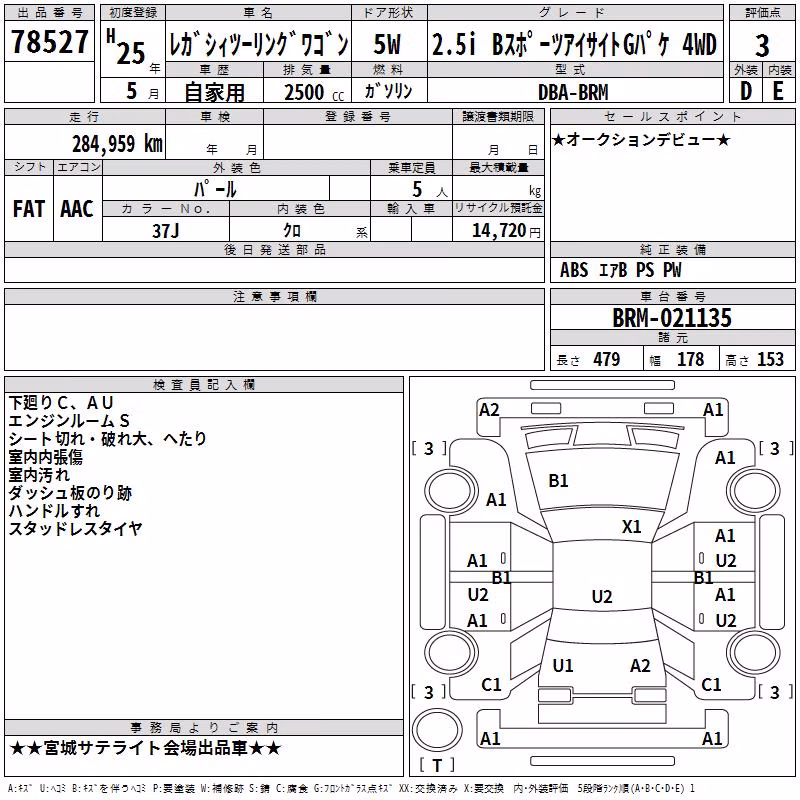 SUBARU LEGACY