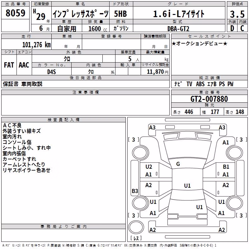 SUBARU IMPREZA